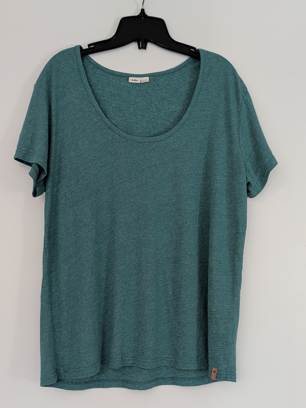 Tentree Casual Scoop Neck Women's Tee - Teal